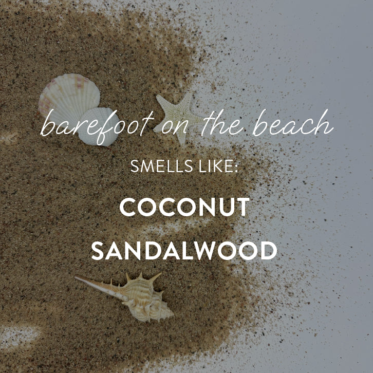 Barefoot on the Beach Small Candle