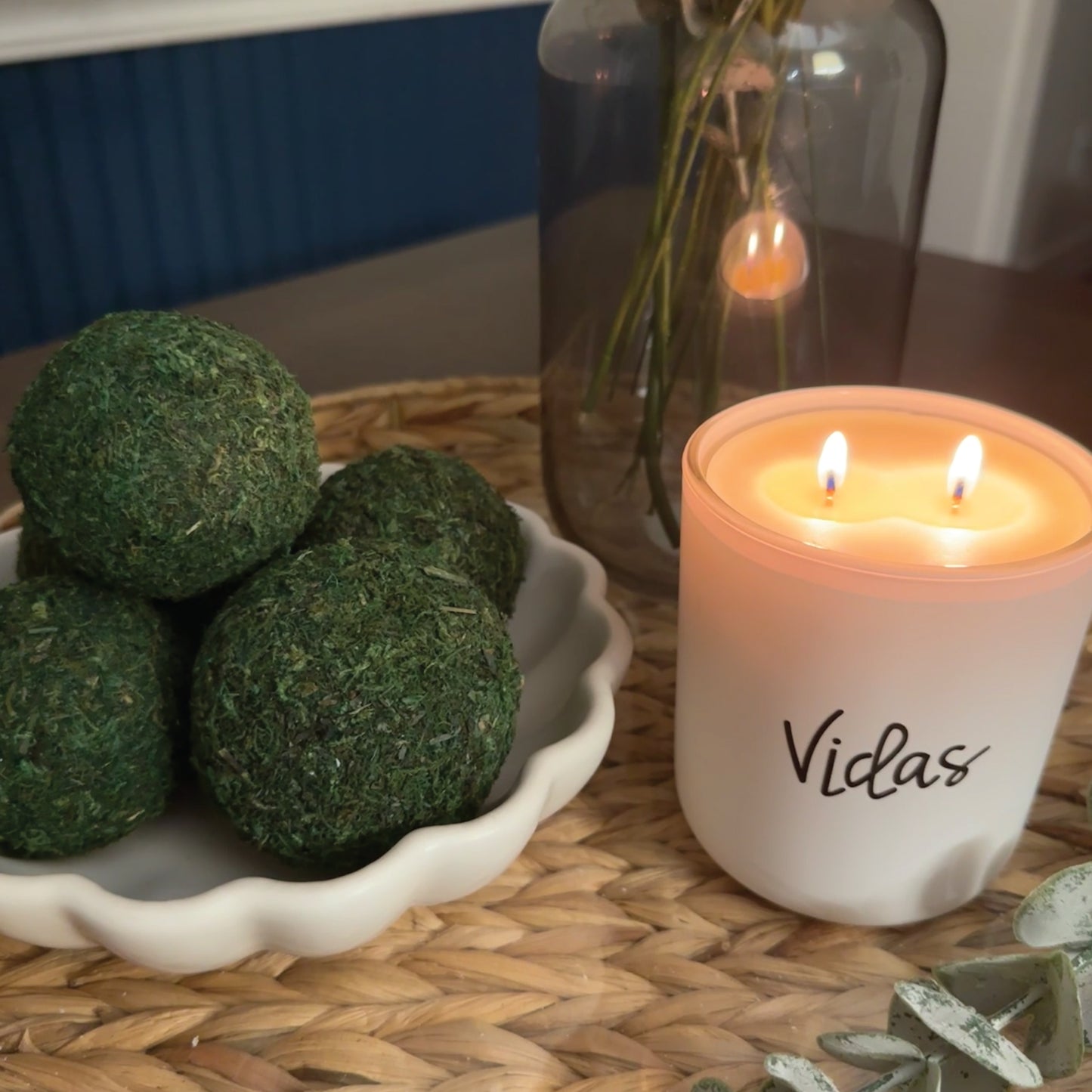 Field of Fireflies Large Candle