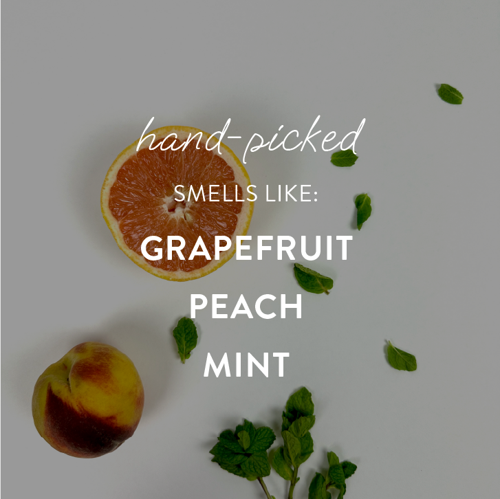 "hand-picked" - small candle