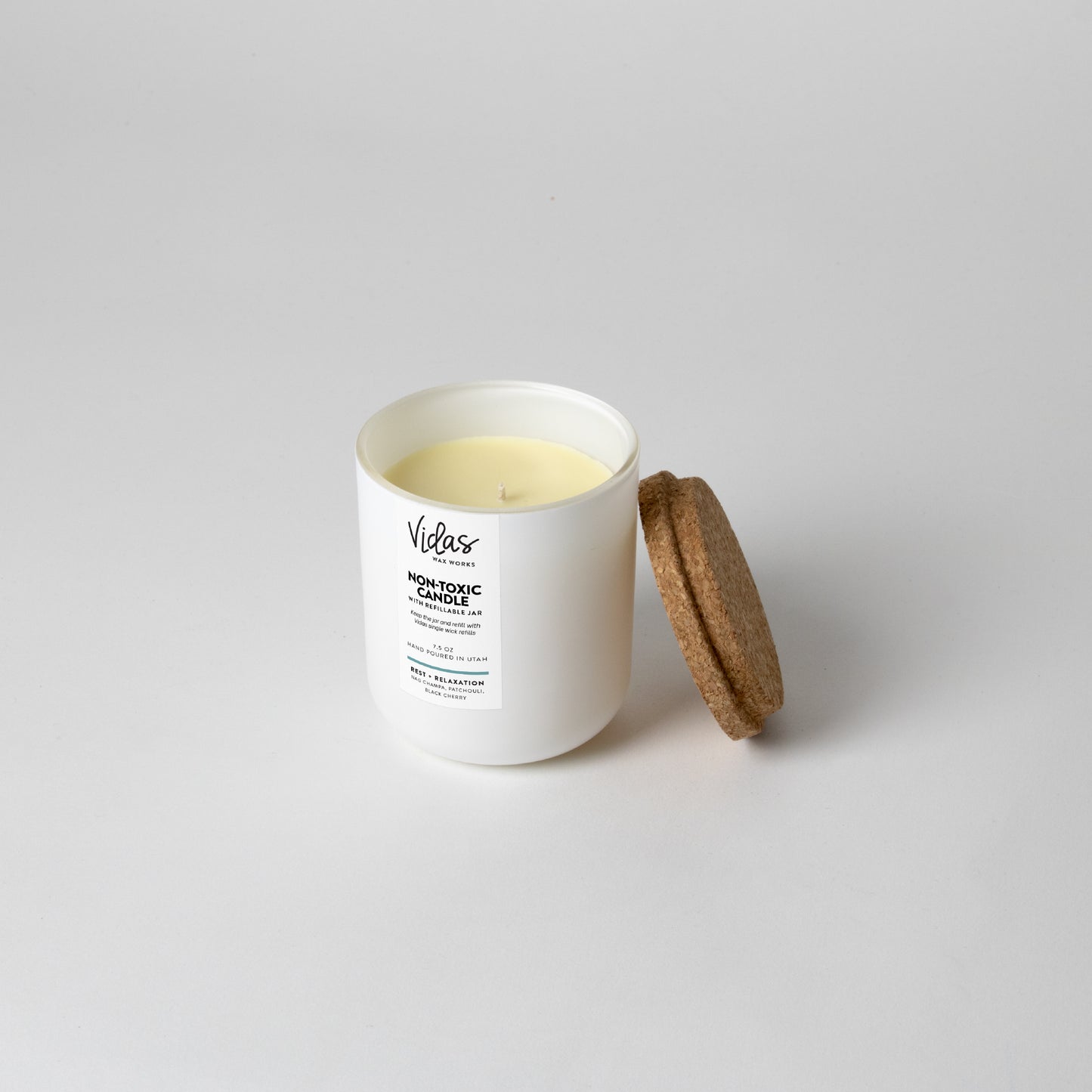 "rest + relaxation" - small candle