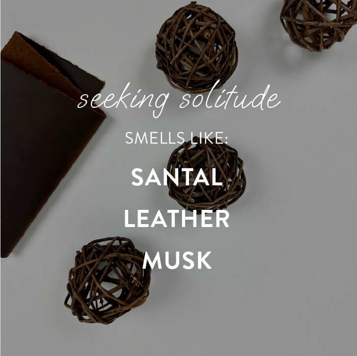 "seeking solitude" - small candle