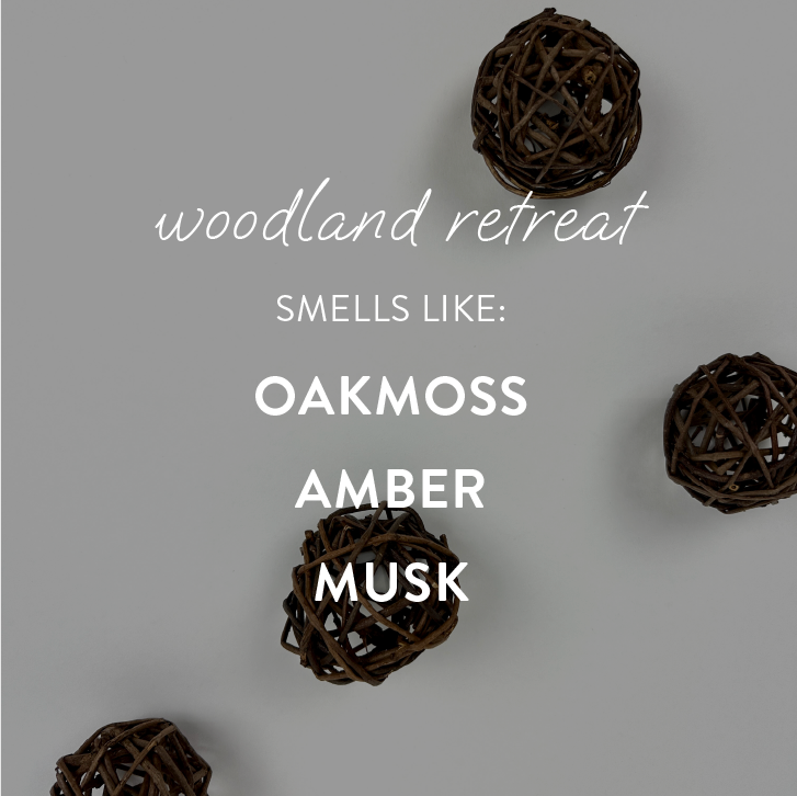 "woodland retreat" - small candle