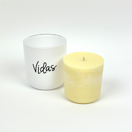 peace of mind single wick refillable candle