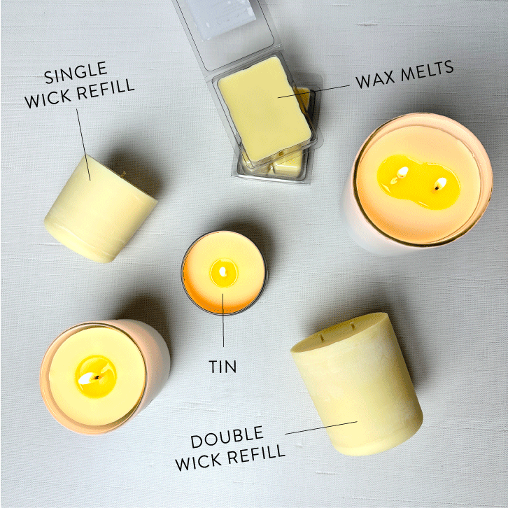 seeking solitude double wick refillable candle