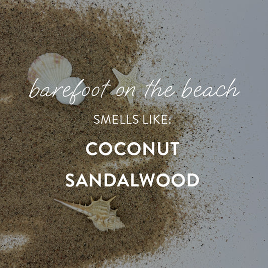 "barefoot on the beach" - small refill
