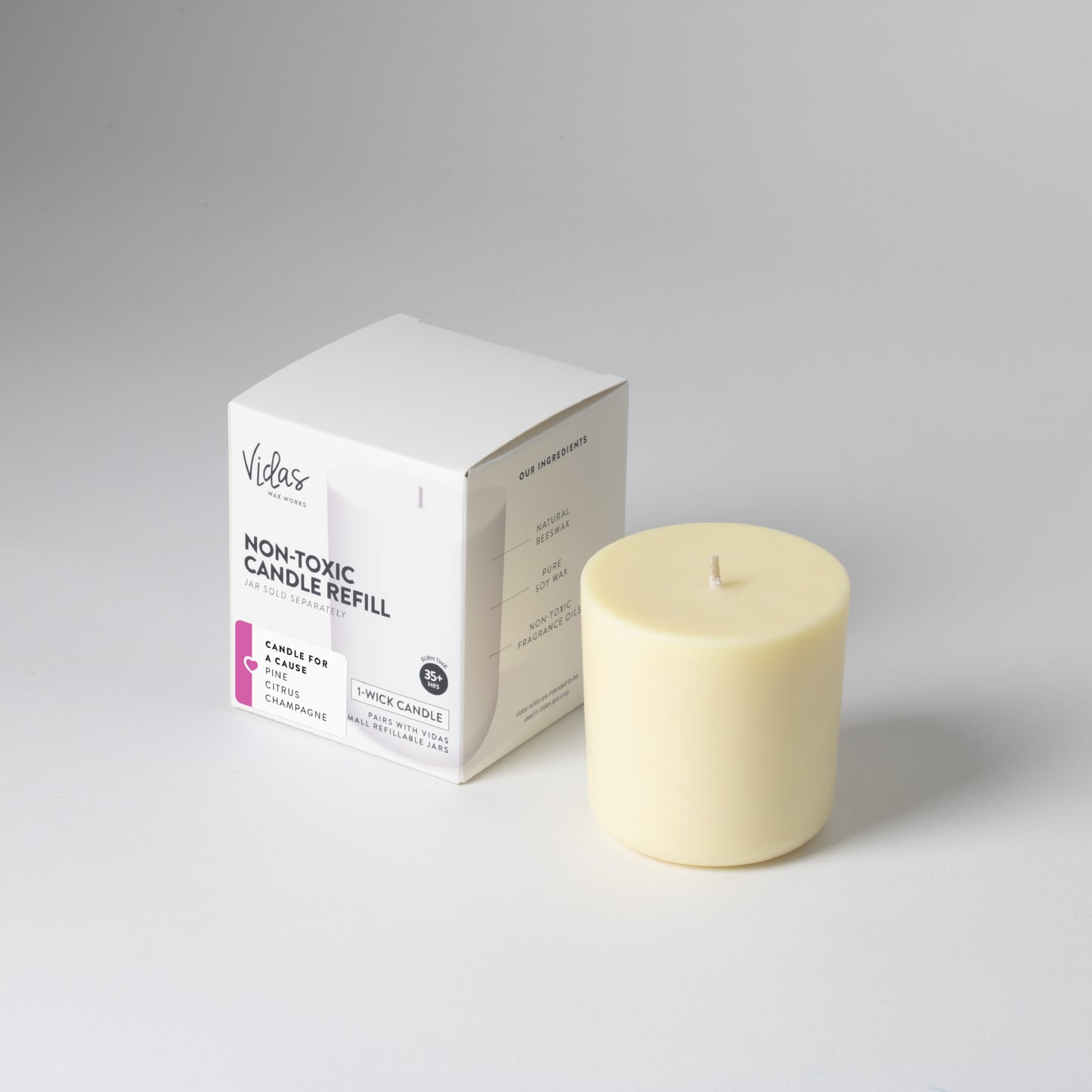 candle for a cause - small refill