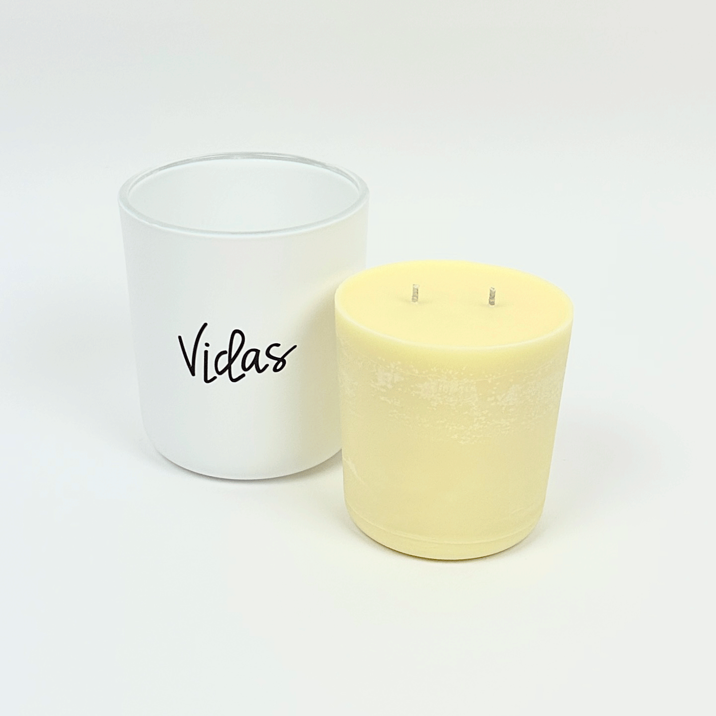 seeking solitude double wick refillable candle