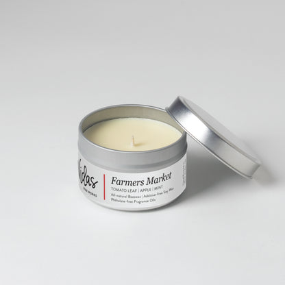 Farmers Market Candle Tin
