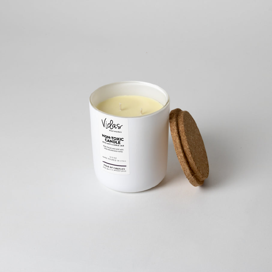 Field of Fireflies Large Candle
