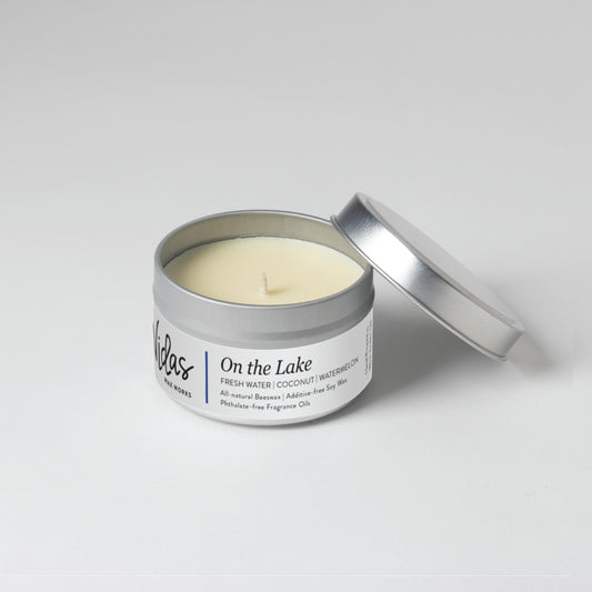 On the Lake Candle Tin