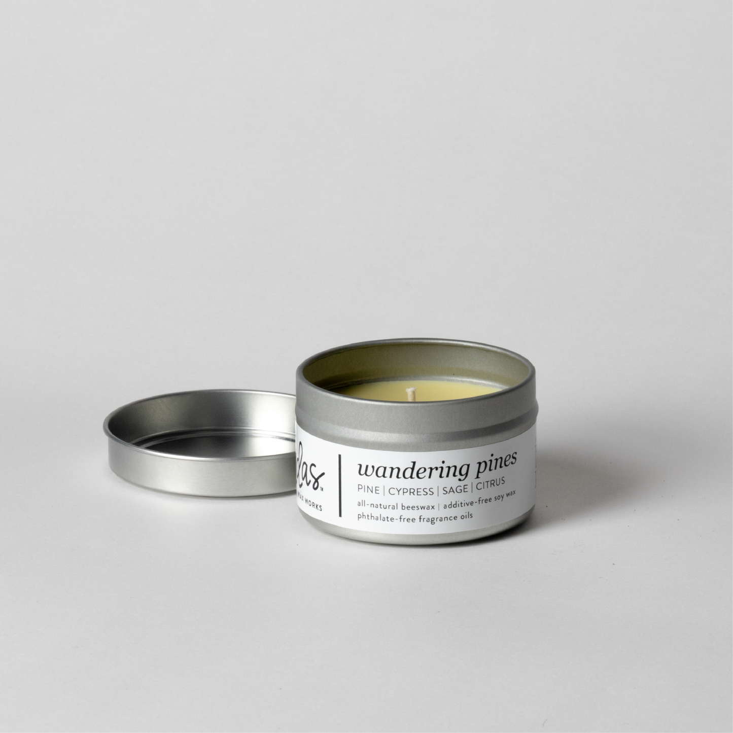 Wandering Pines Candle Tin