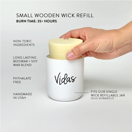 northern nights small wooden wick refill